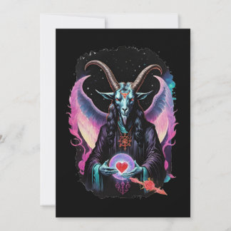 Cartes Pour Fêtes Annuelles Baphomet Gothic Valentine's Day Love