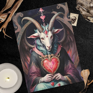 Cartes Pour Fêtes Annuelles Baphomet Gothique Saint-Valentin Tous les Royaumes