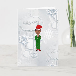 Cartes Pour Fêtes Annuelles barack obama père Noël