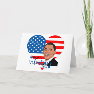 Cartes Pour Fêtes Annuelles barack obama valentine