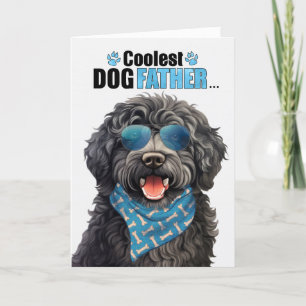 Cartes Pour Fêtes Annuelles Barbet Chien Coolest Papa Jamais Fête des pères