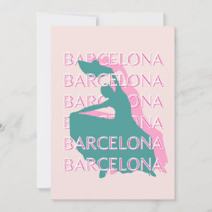 Cartes Pour Fêtes Annuelles Barcelone Travel Art, Espagne, Travel Art