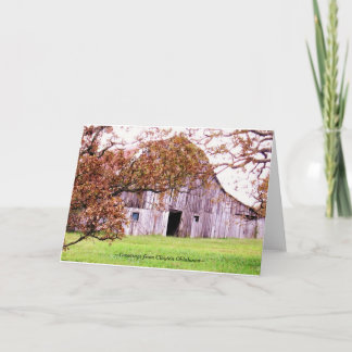 Cartes Pour Fêtes Annuelles barn~ de monticules de ~Old
