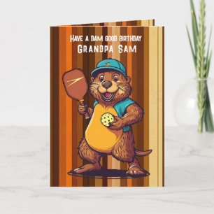 Cartes Pour Fêtes Annuelles Barrage bon Pickleball