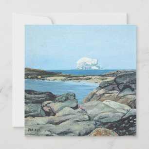 Cartes Pour Fêtes Annuelles Bass Rock, North Berwick, Scotland fine art