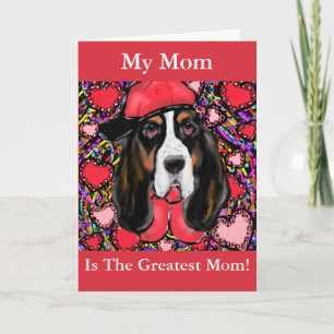 Cartes Pour Fêtes Annuelles Basset Hound