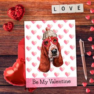 Cartes Pour Fêtes Annuelles Basset Hound Soyez Mon Amour Chien Saint-Valentin