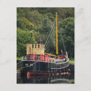 Cartes Pour Fêtes Annuelles Bateau à soufflet Vic32 dans le bassin du canal de
