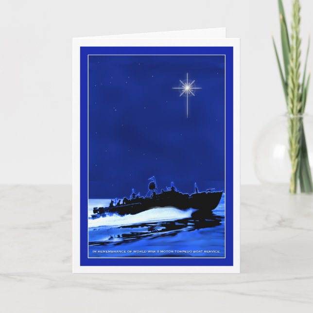 Cartes Pour Fêtes Annuelles Bateau de pinte ChristmasCard 1 (Devant)