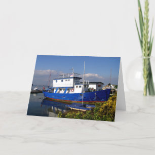 Cartes Pour Fêtes Annuelles Bateau domestique dans l'île de Wight