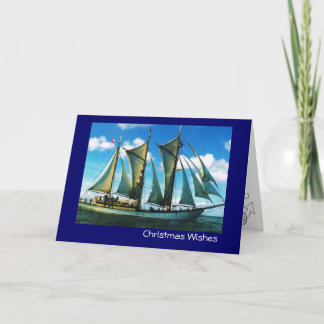 Cartes Pour Fêtes Annuelles Bateau historique vintage, Pologne, Zarwia Czarrny