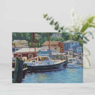 Cartes Pour Fêtes Annuelles Bateaux de pêche Pittoresques Gloucester