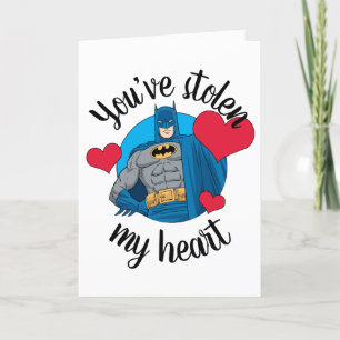 Cartes Pour Fêtes Annuelles Batman Valentine Vous avez volé mon coeur