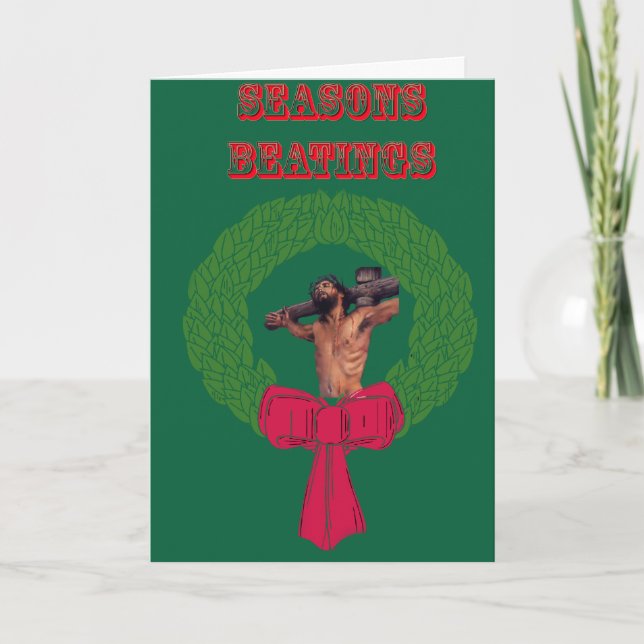Cartes Pour Fêtes Annuelles Battements de saisons (Devant)