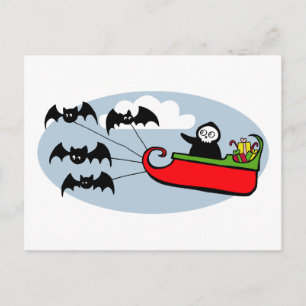 Cartes Pour Fêtes Annuelles Batty Christmas Sleigh