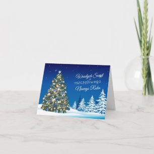 Cartes Pour Fêtes Annuelles Baubles d'arbre de Noël polonais