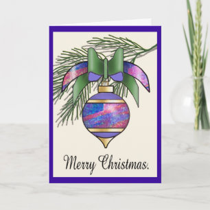 Cartes Pour Fêtes Annuelles Baubles de Noël 20