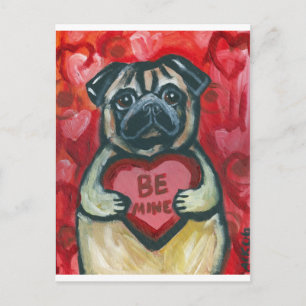 Cartes Pour Fêtes Annuelles Be Mine Valentine Carlin
