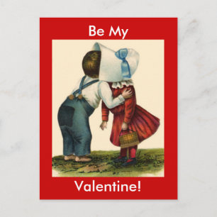 Cartes Pour Fêtes Annuelles Be My Valentine Postcard