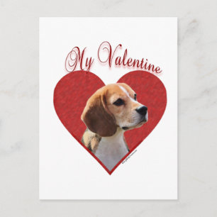 Cartes Pour Fêtes Annuelles Beagle My Valentine