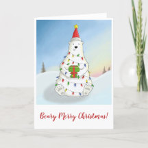 Béaire polaire des sapins de Noël