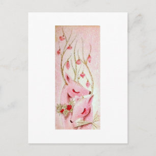 Cartes Pour Fêtes Annuelles Beau renne de Noël Vintage