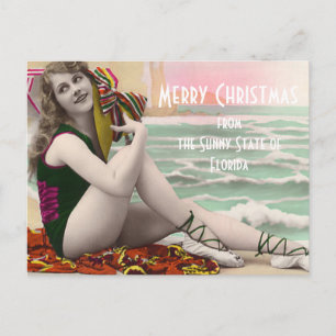 Cartes Pour Fêtes Annuelles Beautés de bain du passé Noël de Floride