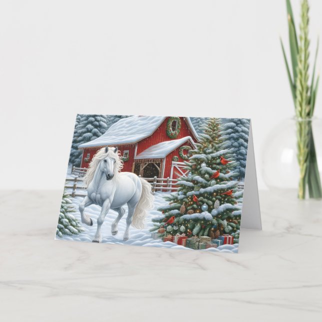 Cartes Pour Fêtes Annuelles Beautiful Arabian Horse (Devant)
