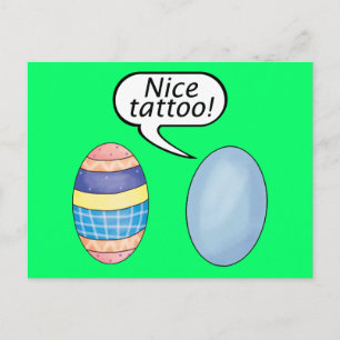 Cartes Pour Fêtes Annuelles Beaux oeufs de Pâques de tatouage