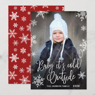 Cartes Pour Fêtes Annuelles Bébé de Noël c'est covid dehors