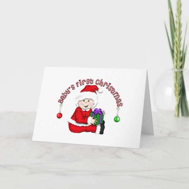 Cartes Pour Fêtes Annuelles Bébé Elfe - Tshirts et Cadeaux Asiatiques (Devant)