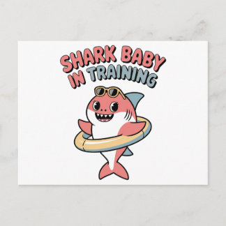 Cartes Pour Fêtes Annuelles Bébé Requin en Formation | Enfants