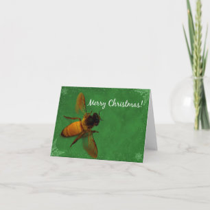 Cartes Pour Fêtes Annuelles Bee de Noël