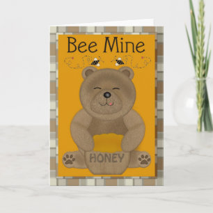 Cartes Pour Fêtes Annuelles Bee My Honey Boy Valentine's Day Greeting Card