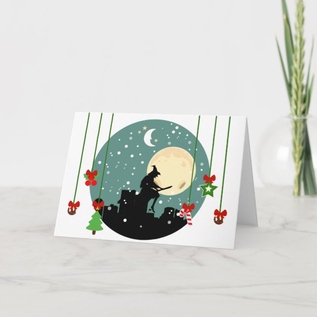 Cartes Pour Fêtes Annuelles befana de Noël d'épiphanie (Devant)