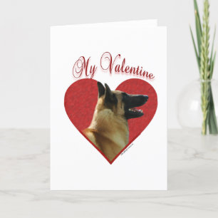 Cartes Pour Fêtes Annuelles Belge Malinois mon Valentine