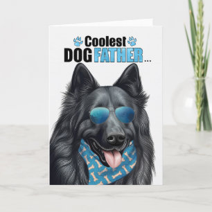 Cartes Pour Fêtes Annuelles Belge Sheepdog Coolest Papa Jamais Fête des pères