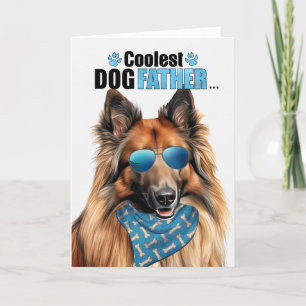 Cartes Pour Fêtes Annuelles Belge Tervuren Chien Coolest Papa Jamais Fête des 