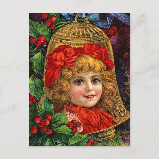 Cartes Pour Fêtes Annuelles Bell Postcards de Victorian (Devant)
