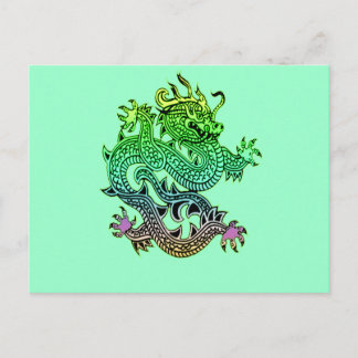Cartes Pour Fêtes Annuelles Belle année des cadeaux de dragon