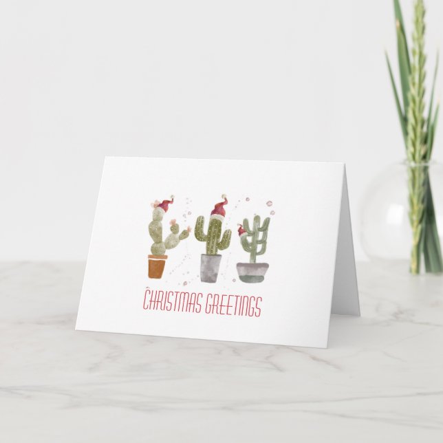 Cartes Pour Fêtes Annuelles Belle botanique de Noël (Devant)
