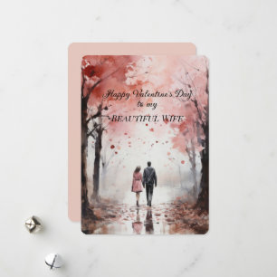 Cartes Pour Fêtes Annuelles Belle femme Valentine's Day Greys