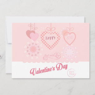 Cartes Pour Fêtes Annuelles Belle Saint Valentin Design moderne Boho