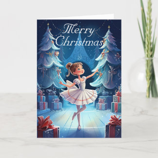 Cartes Pour Fêtes Annuelles Belle Suite du Casse-Noisette Ballerine Noël
