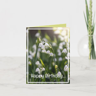 Cartes Pour Fêtes Annuelles Belles fleurs de printemps Anniversaire