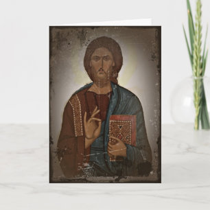 Cartes Pour Fêtes Annuelles Bénédiction de Jésus