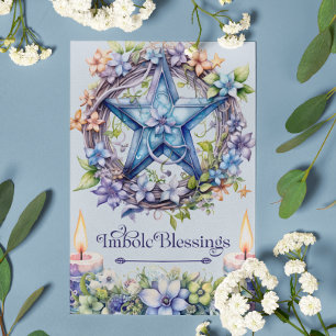 Cartes Pour Fêtes Annuelles Bénédiction Imbolc St. Brigids Day Chandlemas