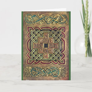 Cartes Pour Fêtes Annuelles Bénédiction irlandaise de Noël