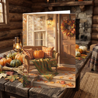 Cartes Pour Fêtes Annuelles Bénédictions d'Automne | Cher Septembre