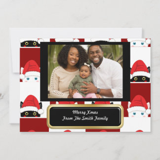 Cartes Pour Fêtes Annuelles Bénédictions de Noël chrétiennes personnalisées -